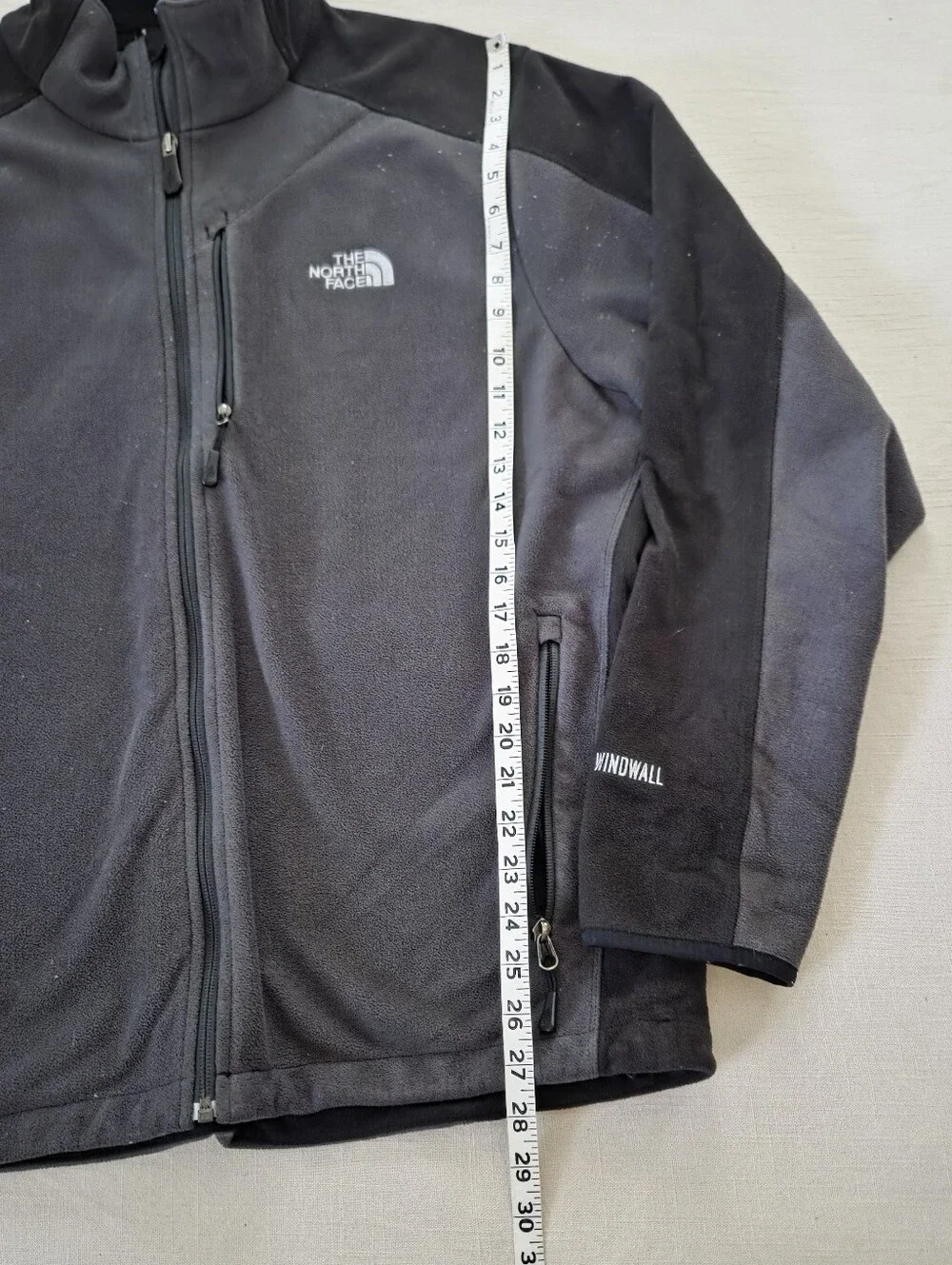 The North Face Men's WindWall Full-Zip Jacket - Charcoal/Black XL